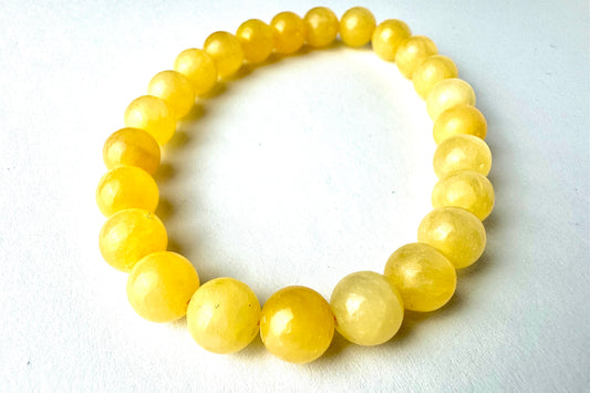 Golden Calcite Stone Bracelet