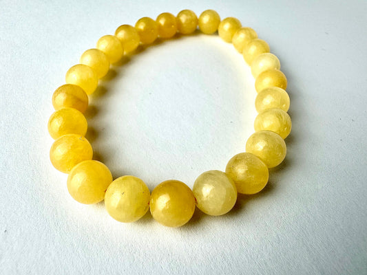 Golden Calcite Stone Bracelet