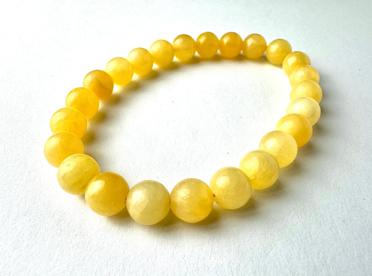 Golden Calcite Stone Bracelet