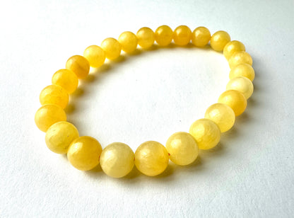 Golden Calcite Stone Bracelet