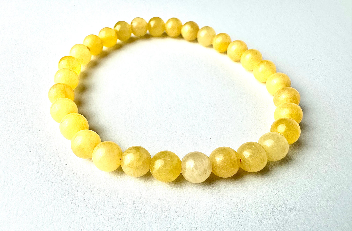 Golden Calcite Stone Bracelet